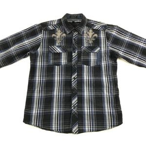 Buckle Black Mens Black Shirt Small